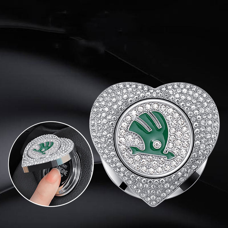 Προσφορές 2025🔥Προστατευτική θήκη με ένα κουμπί σε σχήμα καρδιάς, διακοσμημένη με διαμάντια-GR