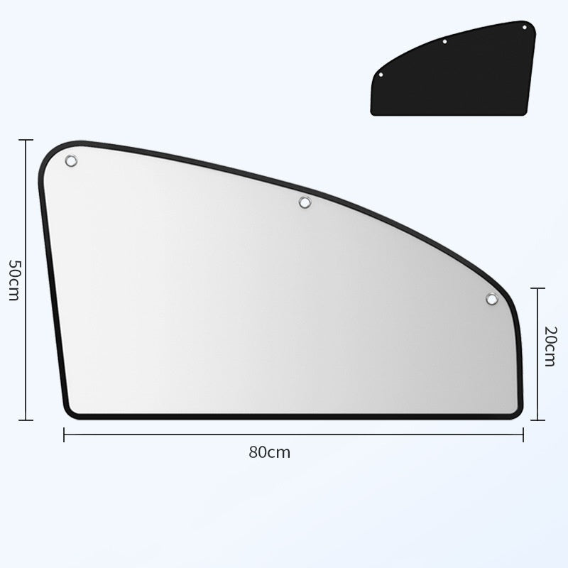 Automobilio lango apsauginis skydelis nuo saulės (universalus visiems transporto priemonių modeliams)-LT