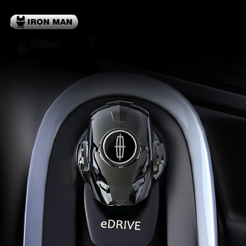 „Iron Man“ automobilio užvedimo mygtuko apsauginis dangtelis-LT