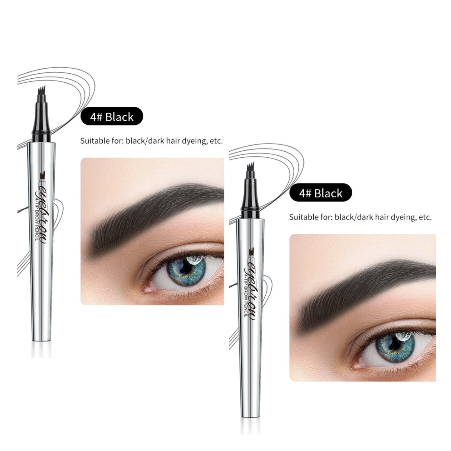 Αδιάβροχο στυλό φρυδιών 3D Microblading (2 τεμ.)-GR