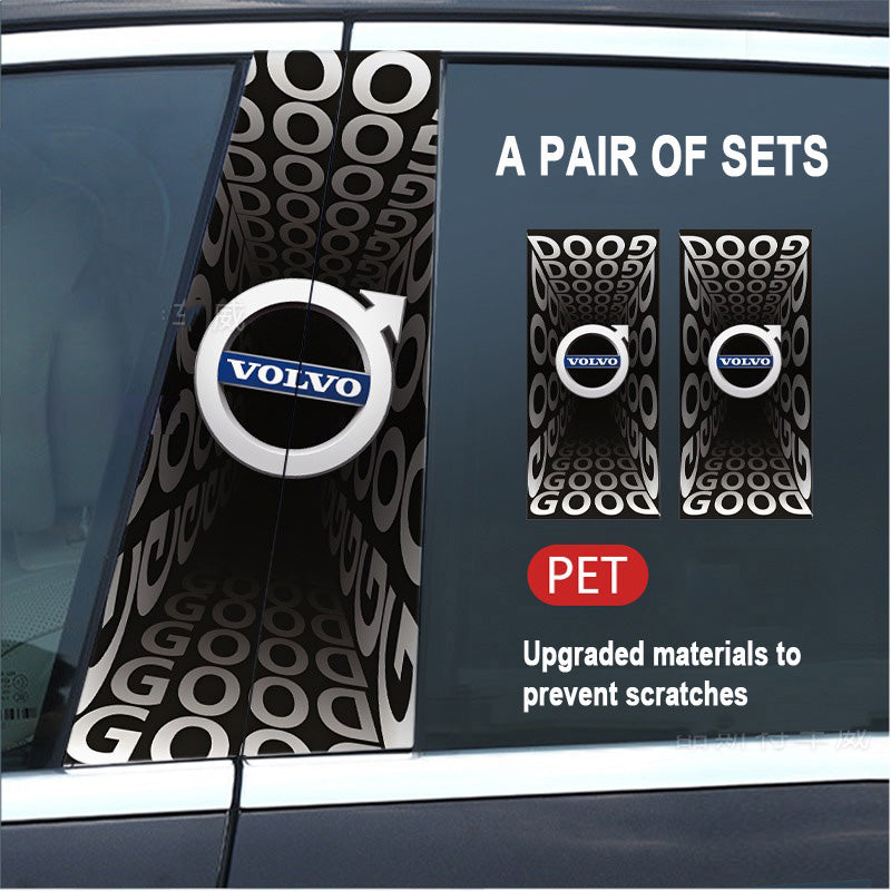 🔥Εκπτώσεις🔥Προστατευτική μεμβράνη HD για τροποποίηση κολόνας B αυτοκινήτου 2025 (2 τεμ.)-GR