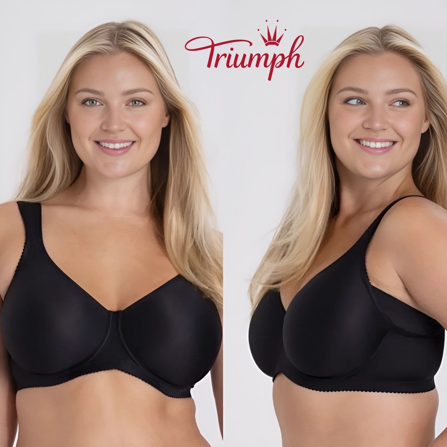 Triumph – (3 ks) Jednoduchá push-up podprsenka s plnými košíčkami-SK