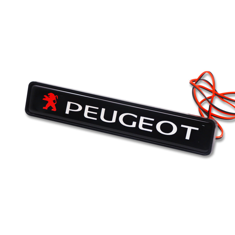 Gorąca wyprzedaż ✨50% zniżki ✨Stylowa, klimatyczna lampa LED z logo na środkową osłonę chłodnicy samochodu