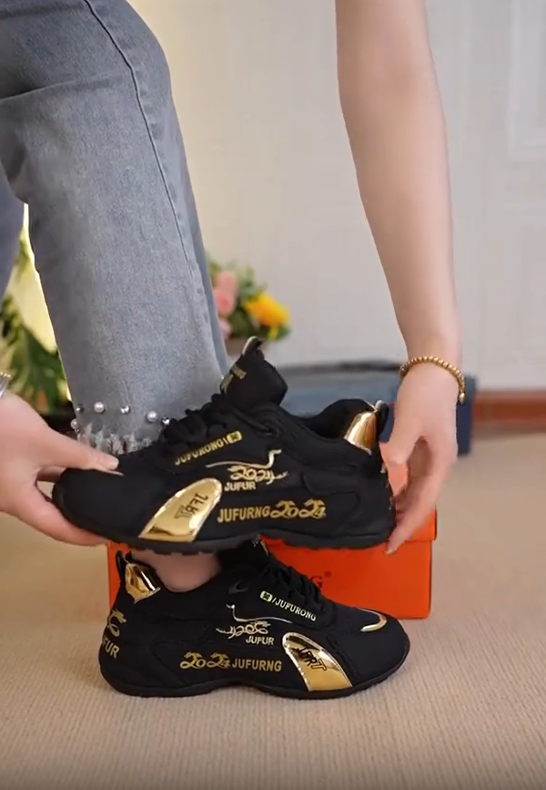 Μοντέρνα γυναικεία καθημερινά άνετα αθλητικά παπούτσια που αυξάνουν το ύψος-GR