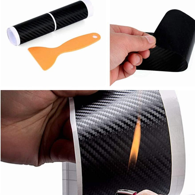 🚗 Αγγλικά αυτοκόλλητα σκόνης πόρτας με ίνες-GR