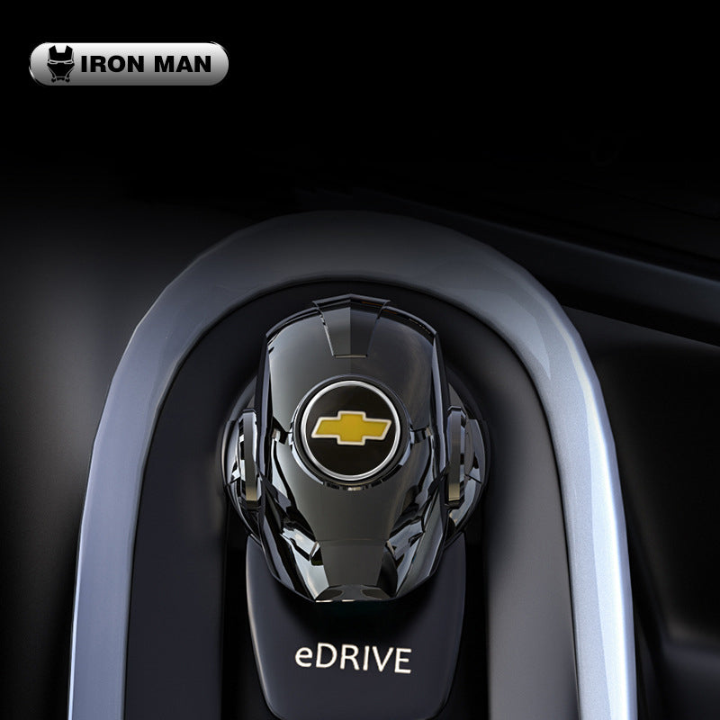 „Iron Man“ automobilio užvedimo mygtuko apsauginis dangtelis-LT