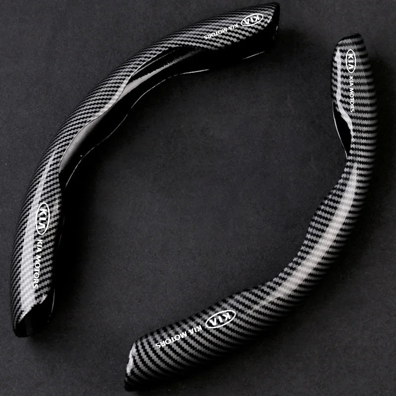 🔥Νέο κάλυμμα τιμονιού από ανθρακονήματα γενικής χρήσης (2 τεμάχια)❗Ταιριάζει σε όλα τα μοντέλα-GR