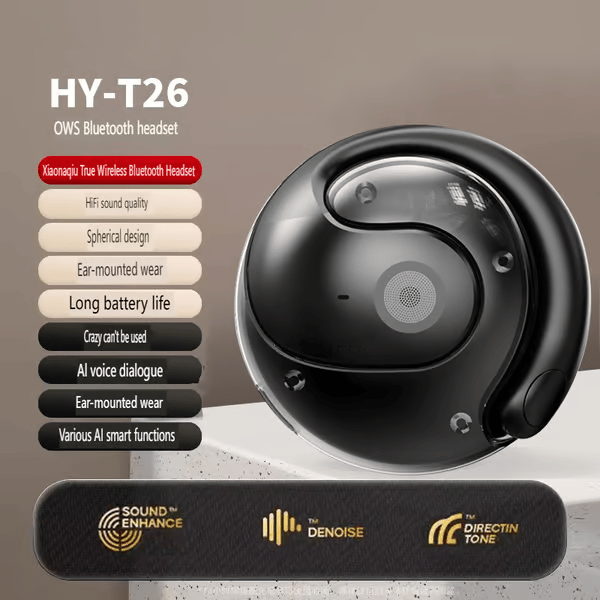 🎧🎅Predčasný vianočný výpredaj - 66% ZĽAVA🔥HY-T26 ​​​​Pro Wireless Bluetooth Translation Headphone-SK 