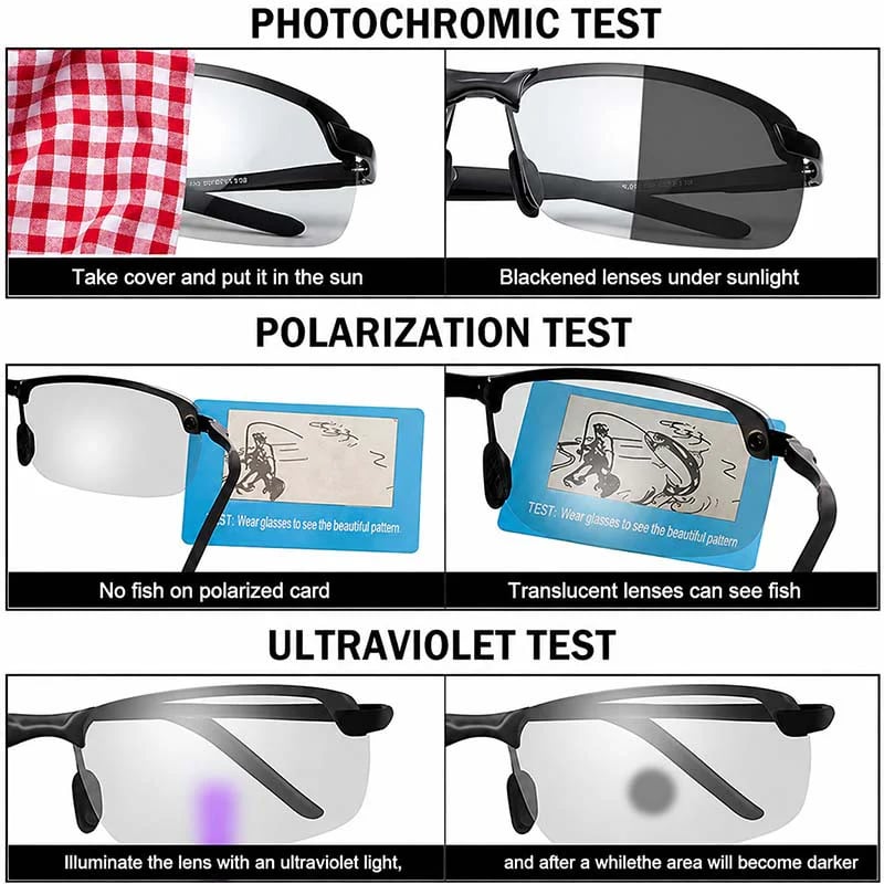 Inteligentne okulary przeciwsłoneczne z polaryzacją do aktywności na świeżym powietrzu z ochroną UV