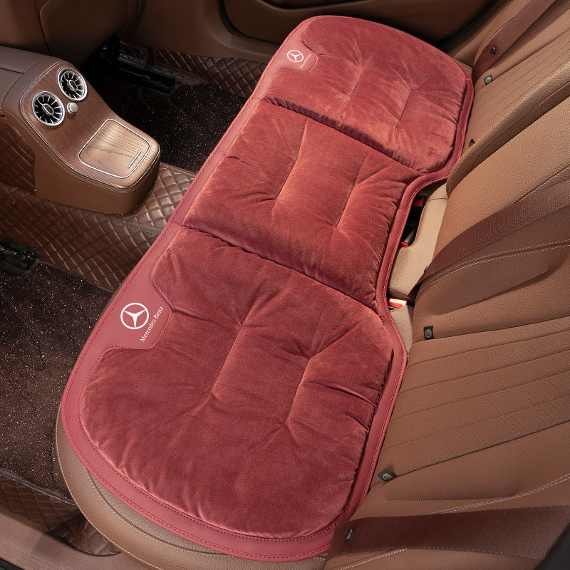 Krótka pluszowa poduszka na zimowe siedzenie samochodowe