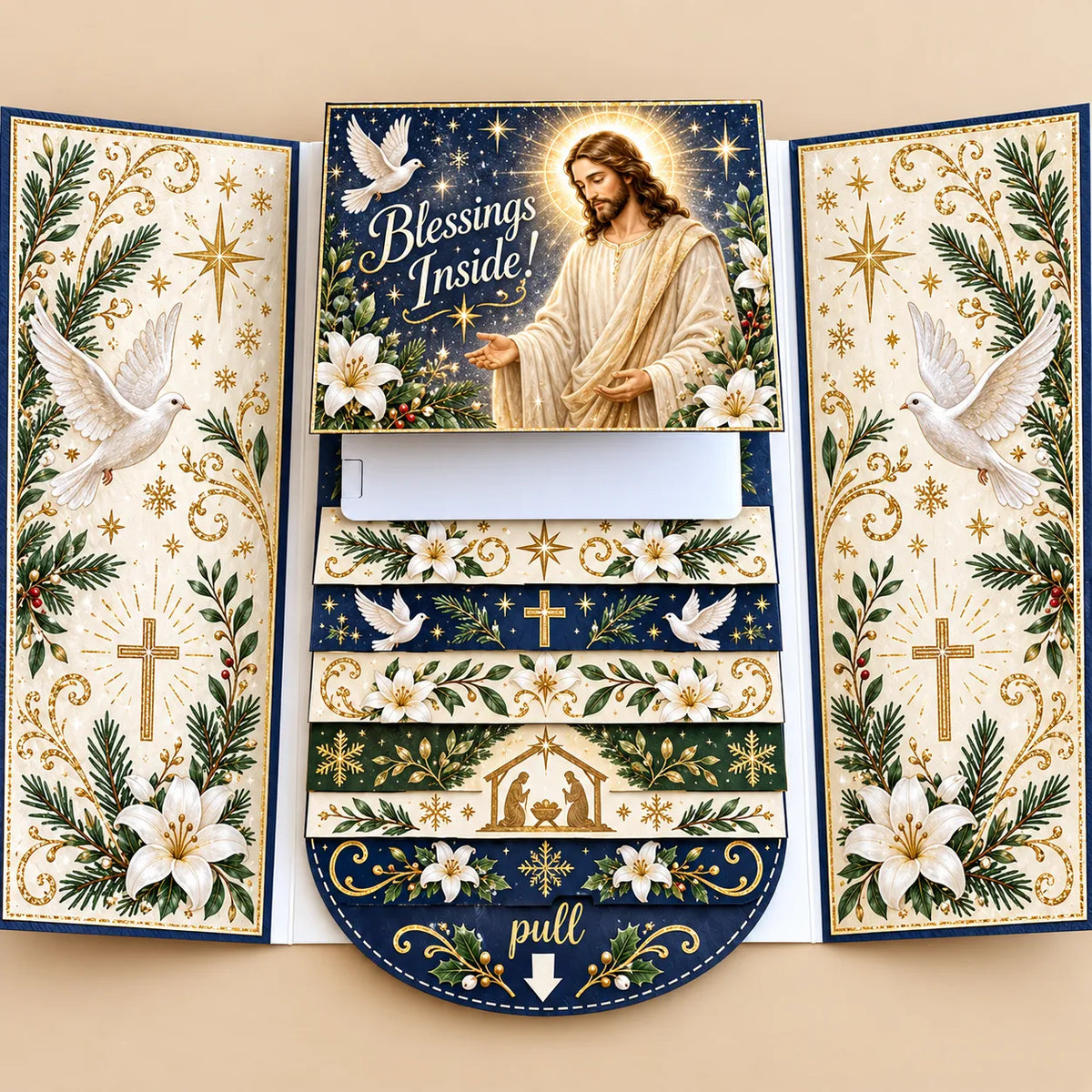 2026 New 🎅💳 Waterfall Christmas Gift Card Booklet ✨
