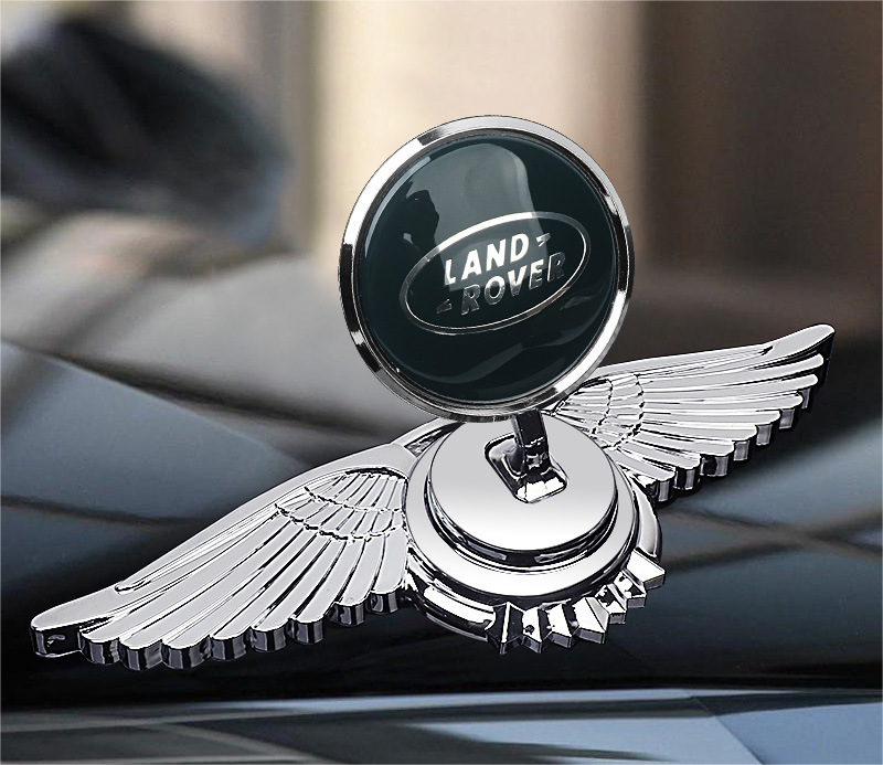 Logo na maskę samochodu z ozdobą