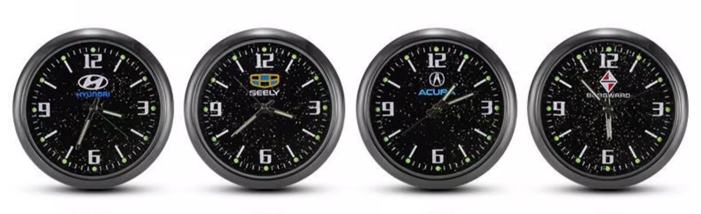 Ζεστές εκπτώσεις ✨50% έκπτωση ✨Φωτεινό ρολόι αυτοκινήτου με χαλαζία-GR