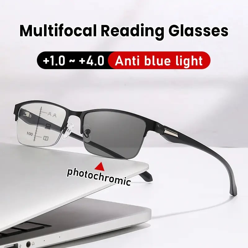 🔥Specjalna cena 15,99 USD dzisiaj!!!💥Ultralekkie wieloogniskowe okulary do czytania fotochromowe