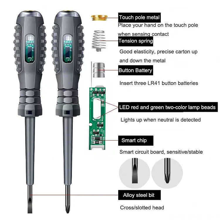 2v1 výkonný magnetický izvijak z visokim navorom detektor elektrische energije-SI