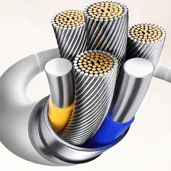 🔥4 viename USB įkrovimo laidas, greitas įkrovimas⚡-LT