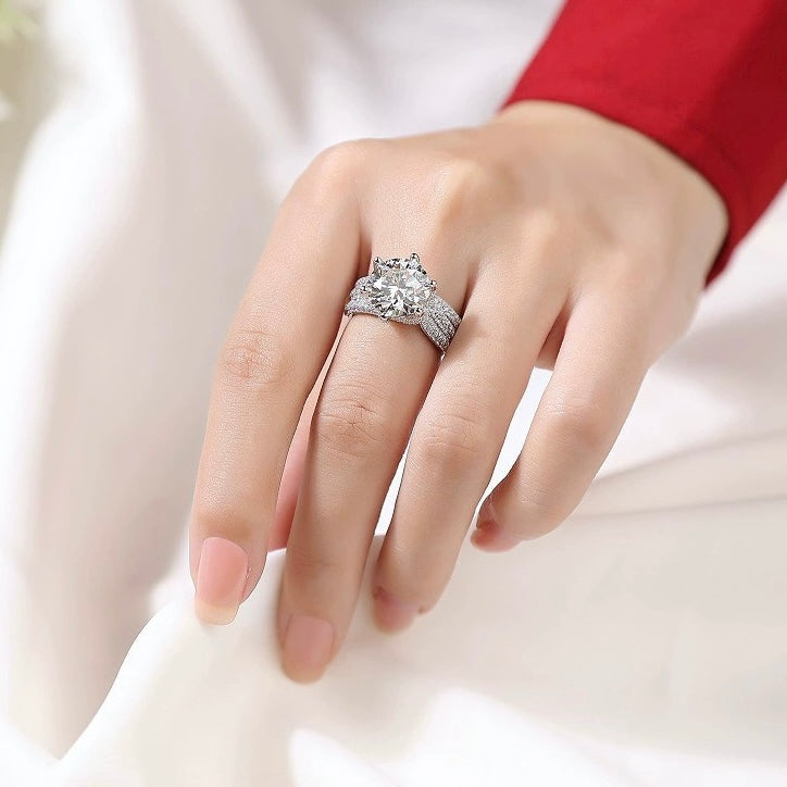 💖(OSTATNI DZIEŃ WYPRZEDAŻY - 80% ZNIŻKI) Pierścionek z diamentem Magnetology Moissanite DIYSTARTM 💍