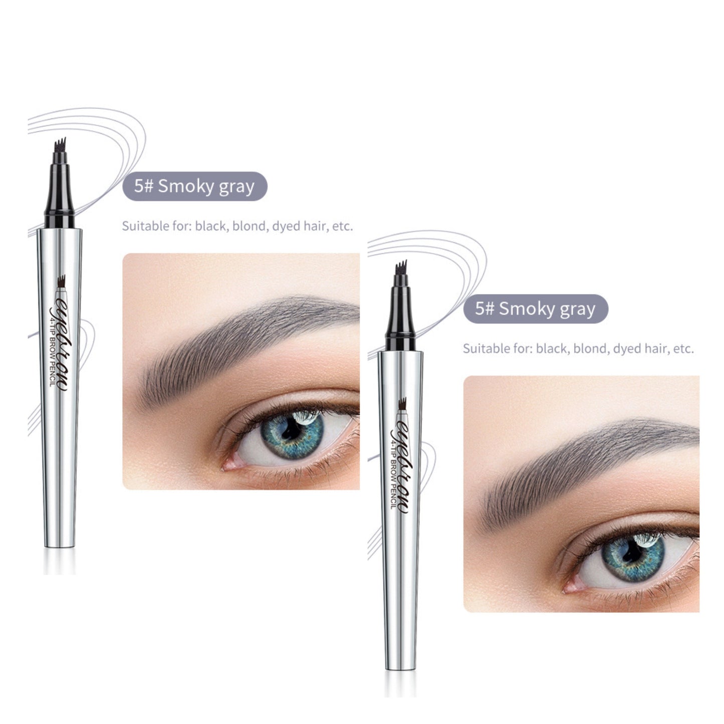 Αδιάβροχο στυλό φρυδιών 3D Microblading (2 τεμ.)-GR