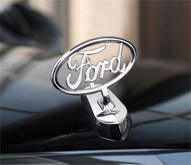 Logo na maskę samochodu z ozdobą