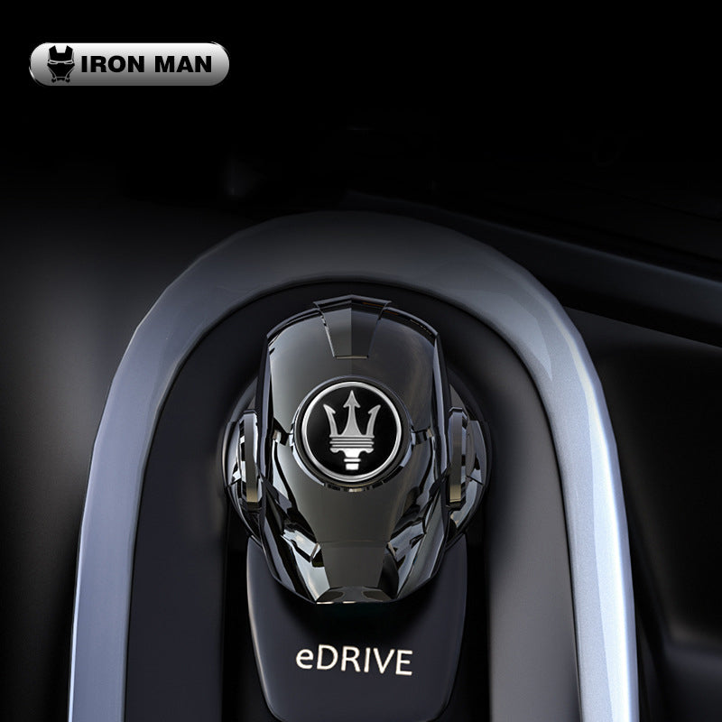 „Iron Man“ automobilio užvedimo mygtuko apsauginis dangtelis-LT