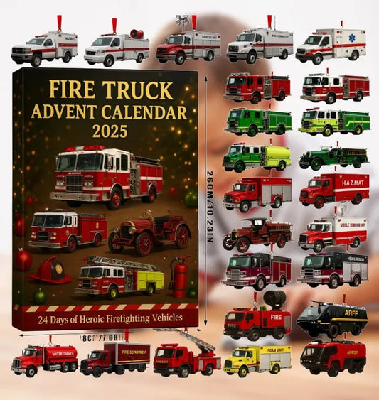 🚒🔥GAISRINIŲ AUTOMOBILIŲ ADVENTO KALENDORIUS 2025🎁🌲-LT
