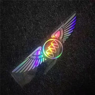 Laserowa naklejka na samochód 3D Angel Wings ✧4PCS✧