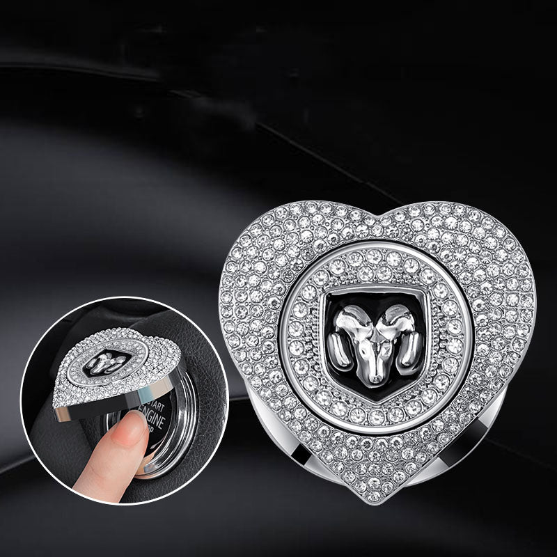 Προσφορές 2025🔥Προστατευτική θήκη με ένα κουμπί σε σχήμα καρδιάς, διακοσμημένη με διαμάντια-GR