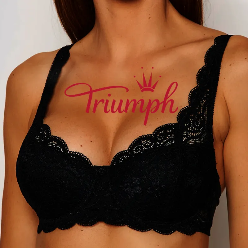 Triumph – 4 części. 💕2026 – nowy romantyczny biustonosz z koronką
