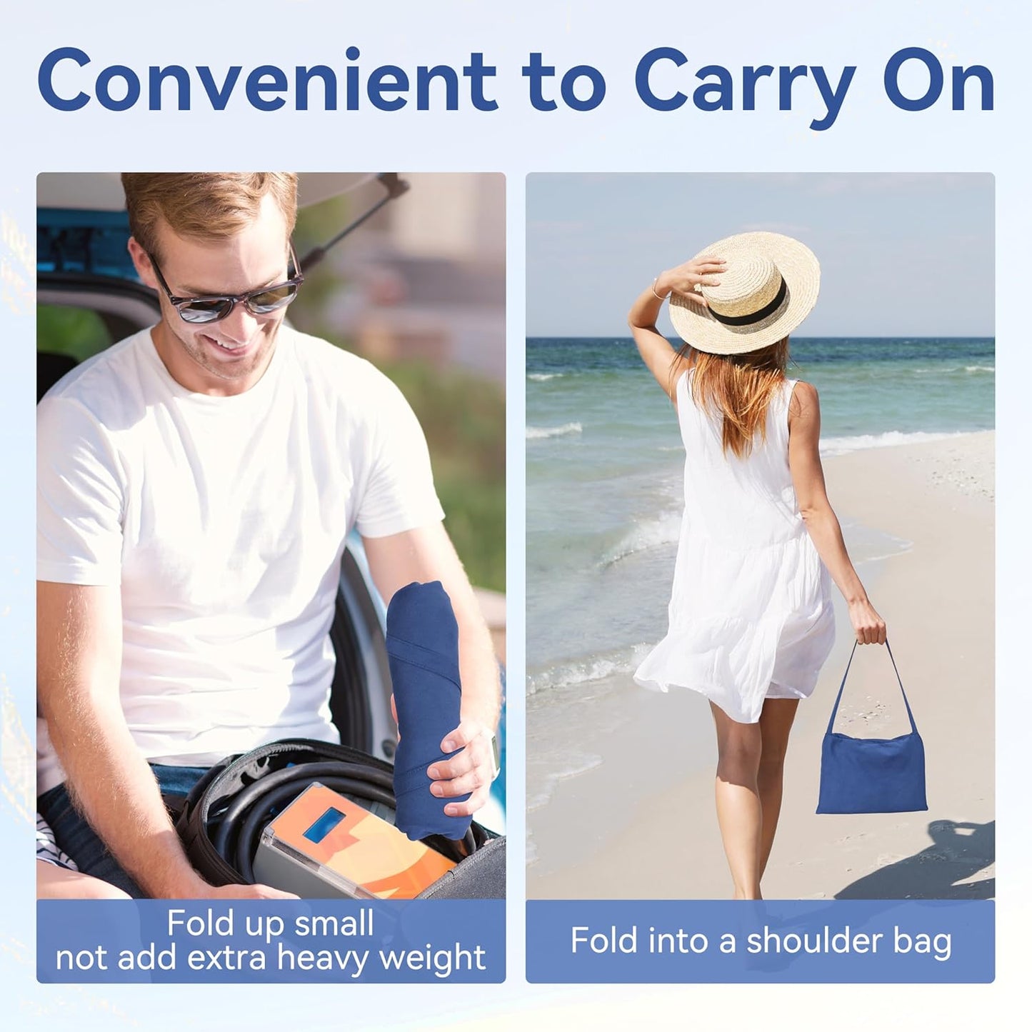 🏖️🌞 Rankšluostis deginimuisi maišelyje su kišenėmis daiktams susidėti💦-LT