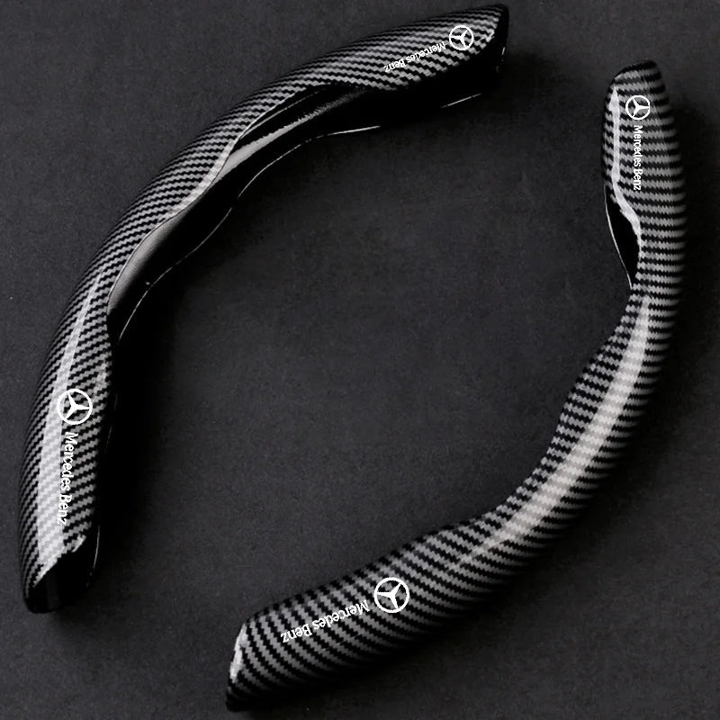 🔥Νέο κάλυμμα τιμονιού από ανθρακονήματα γενικής χρήσης (2 τεμάχια)❗Ταιριάζει σε όλα τα μοντέλα-GR