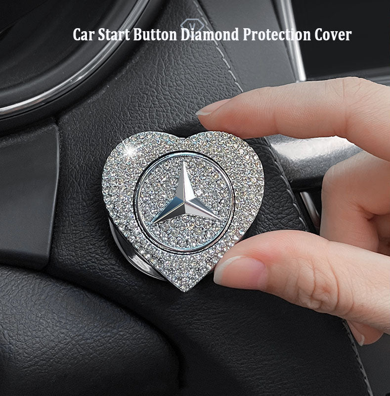 Προσφορές 2025🔥Προστατευτική θήκη με ένα κουμπί σε σχήμα καρδιάς, διακοσμημένη με διαμάντια-GR