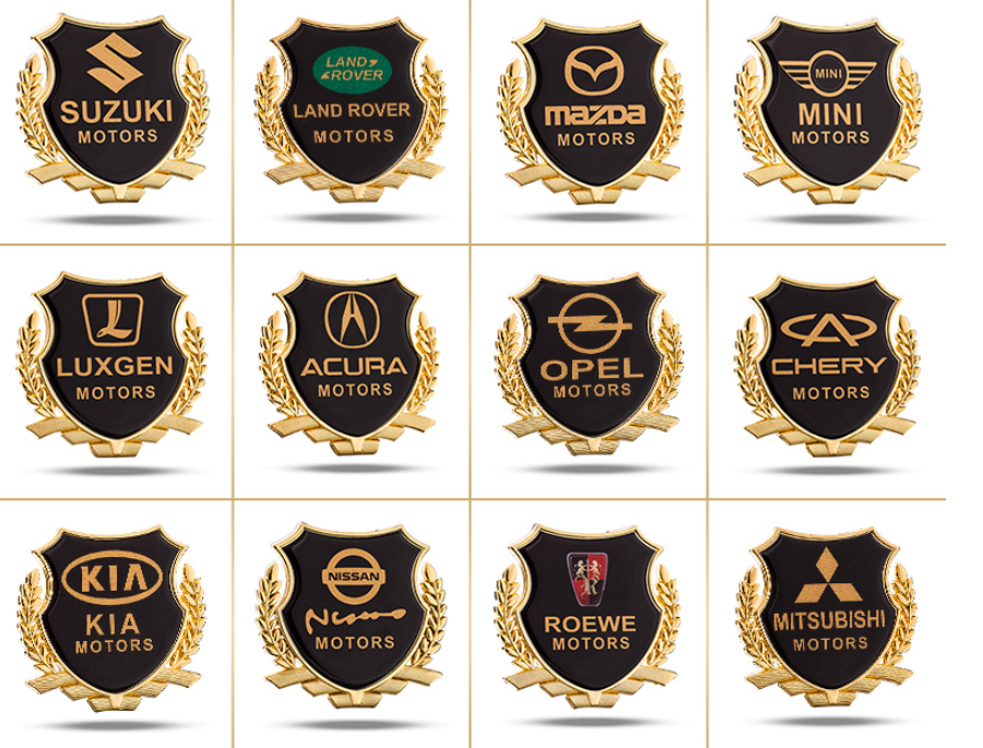 ✨3D automobilio metalinio kėbulo lipdukas✨2 vnt.✨-LT