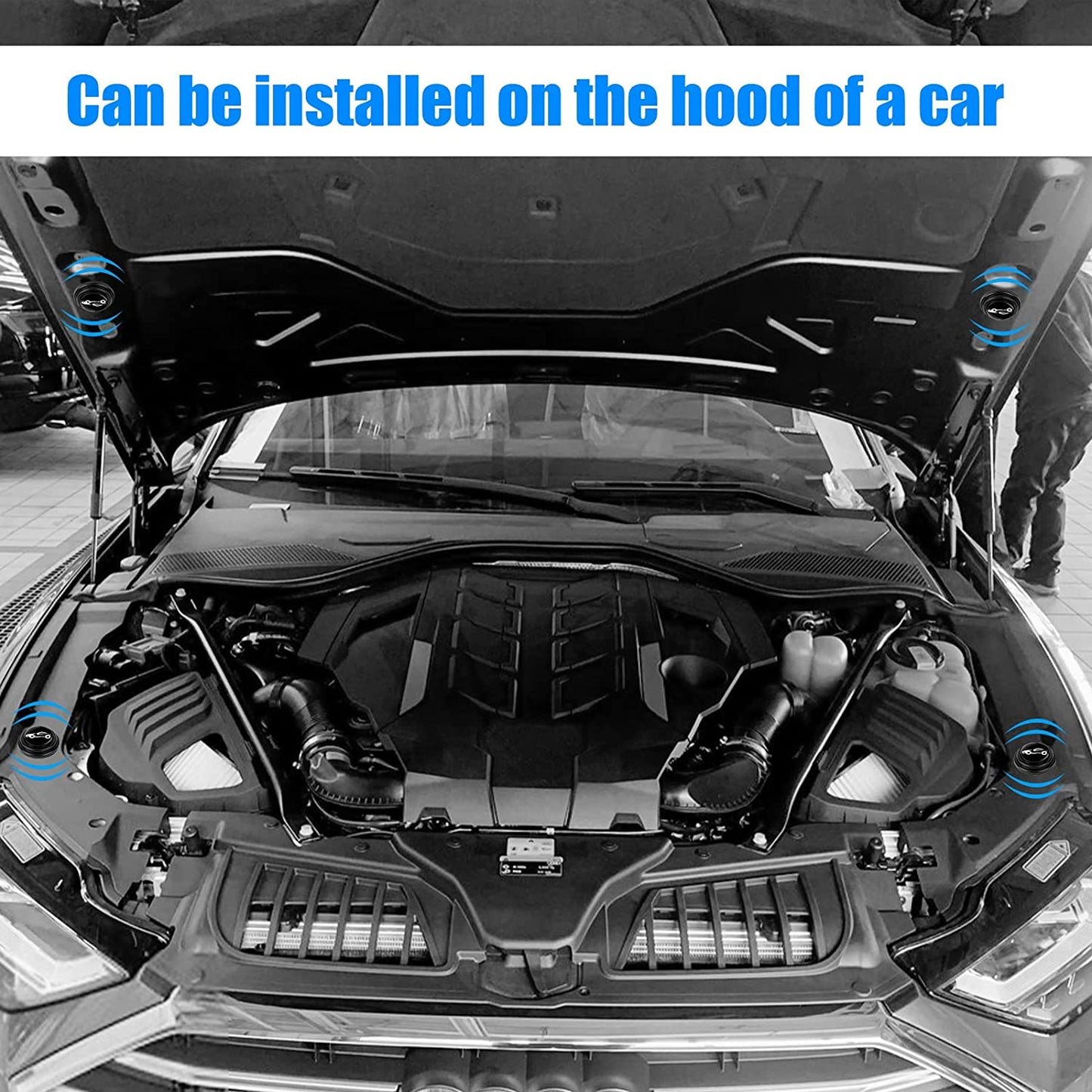 Dvigubo bėgelio automobilio durų pagalvėlė su dideliu elastingumu ✨20 vnt.✨-LT