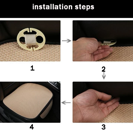 🔥Καλοκαιρινές Προσφορές 🔥 Μαξιλάρια καθίσματος αυτοκινήτου από μετάξι Ice 🚗-GR