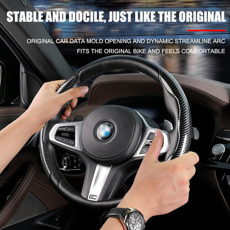 🔥Νέο κάλυμμα τιμονιού από ανθρακονήματα γενικής χρήσης (2 τεμάχια)❗Ταιριάζει σε όλα τα μοντέλα-GR