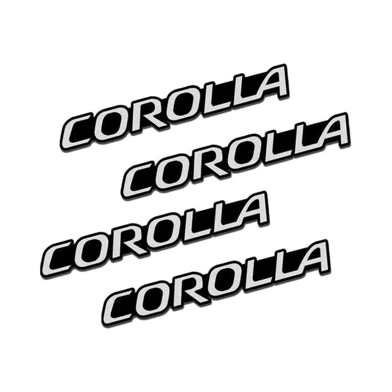 Karštas išpardavimas ✨50% nuolaida ✨3D kūrybingi automobilio logotipo dekoratyviniai lipdukai 🎉4 vnt.🎉-LT