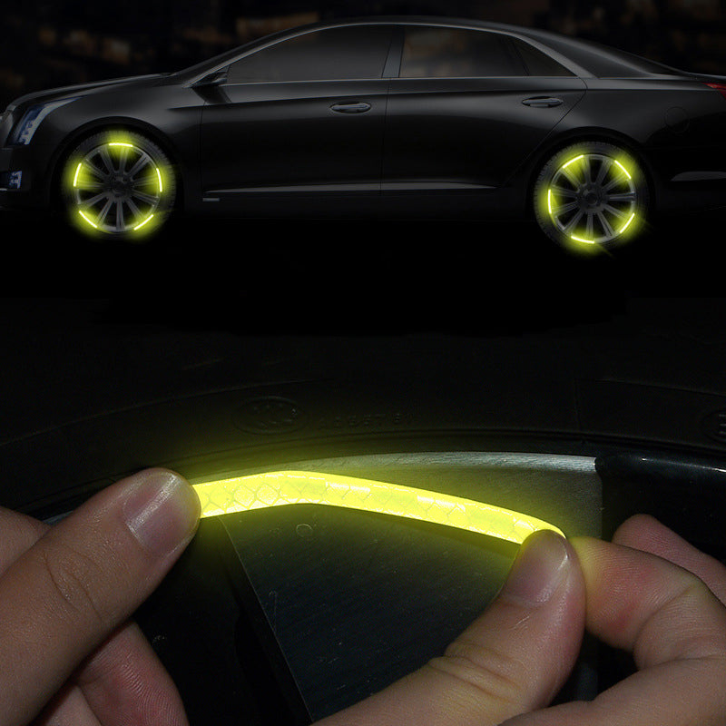 Ulepszone, spersonalizowane odblaskowe naklejki ostrzegawcze o szerokości opon✨20 szt.✨