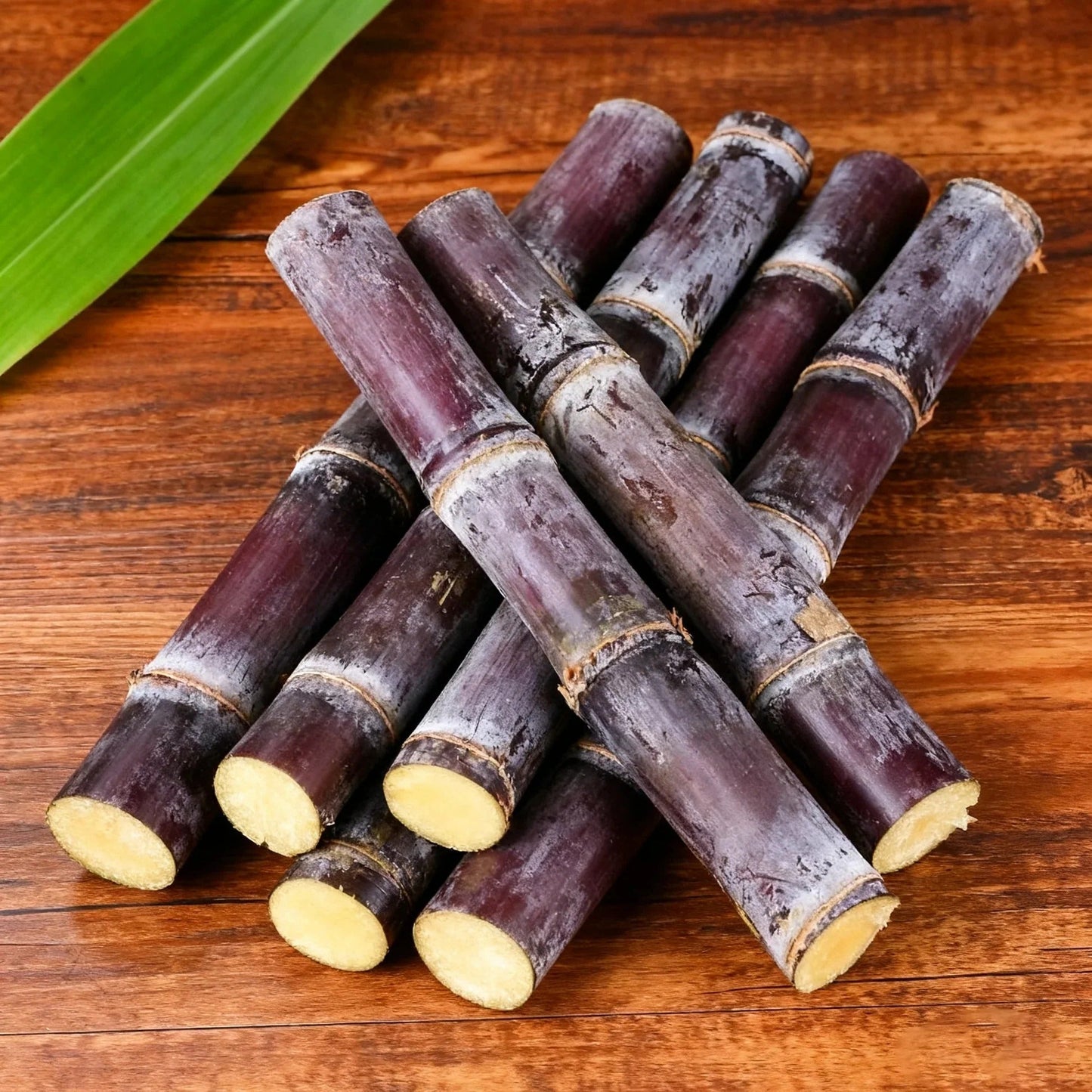 Kolekcja nasion trzciny cukrowej – fioletowe i żółte nasiona trzciny cukrowej nadające się do uprawy w domu