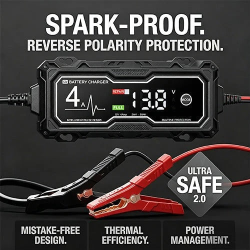 GBX155 4250A Rozrusznik awaryjny – 10 l benzyna/8 l olej napędowy, inteligentna ładowarka i powerbank