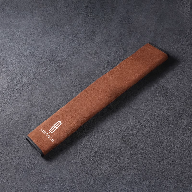 Κάλυμμα ζώνης ασφαλείας SilkLeather - προστασία λαιμού και επιλογή λογότυπου-GR