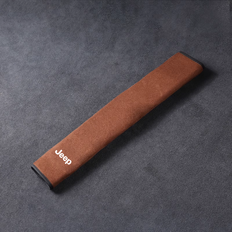 Κάλυμμα ζώνης ασφαλείας SilkLeather - προστασία λαιμού και επιλογή λογότυπου-GR