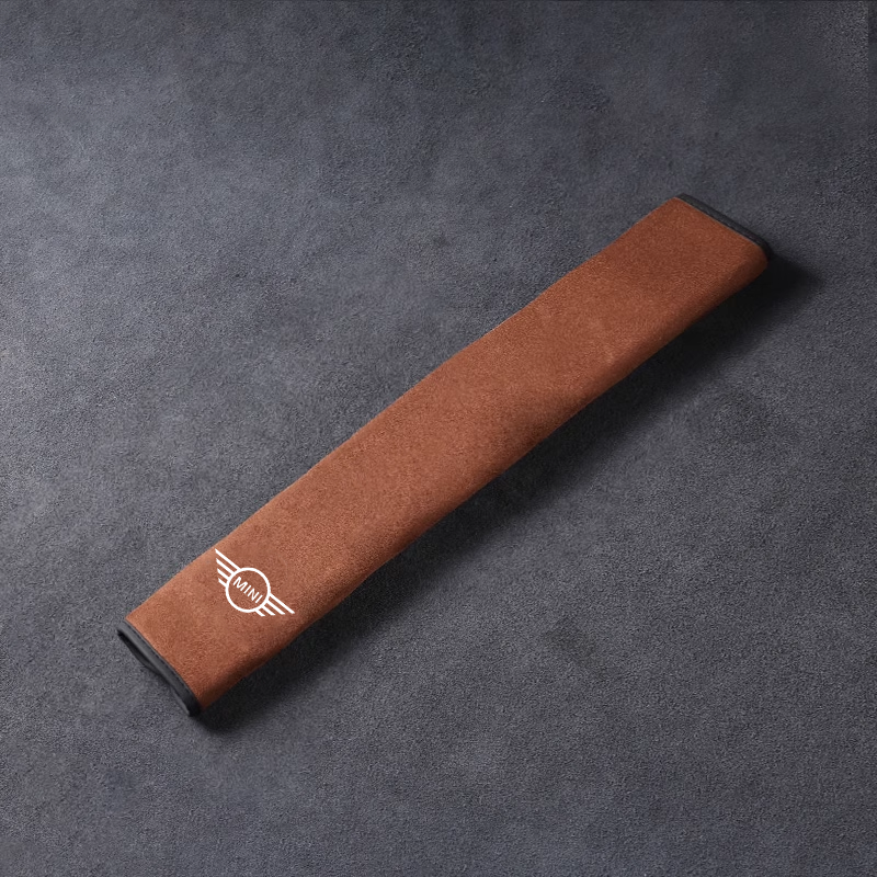 Κάλυμμα ζώνης ασφαλείας SilkLeather - προστασία λαιμού και επιλογή λογότυπου-GR