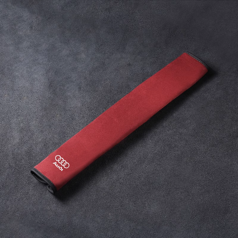 Κάλυμμα ζώνης ασφαλείας SilkLeather - προστασία λαιμού και επιλογή λογότυπου-GR