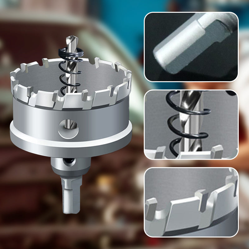 【✨Υψηλή απόδοση】🔧 Κοπτικό τρύπας καρβιδίου με άκρη καρβιδίου για μέταλλο-GR