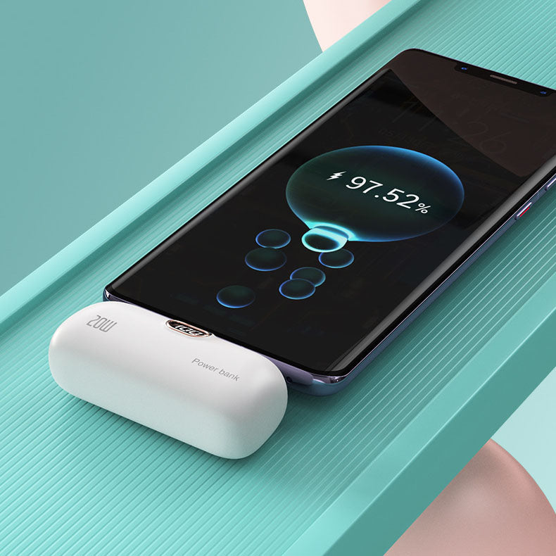 Pārnēsājamās wireless power bankas rúže 5000mAh