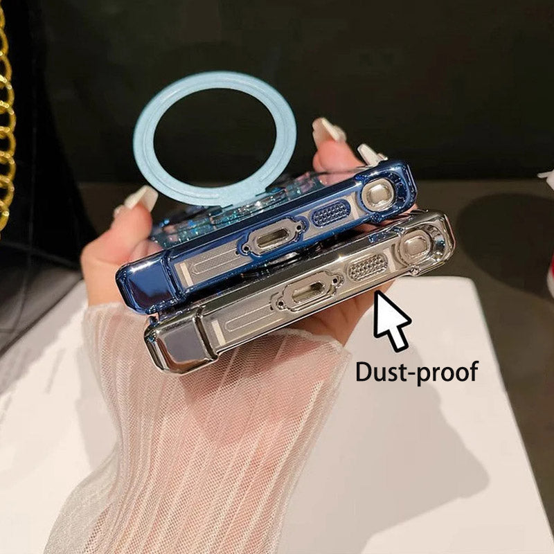 Θήκες κινητών τηλεφώνων Magnetic Gradient Magnetic Glitter για Samsung S22/23/24-GR