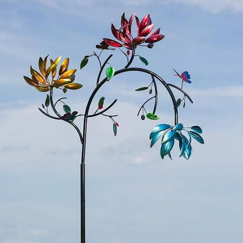 🎁2025 m. karštas išpardavimas🎁💥- Gražus vasaros margaspalvių gėlių vėjo suktukas-LT