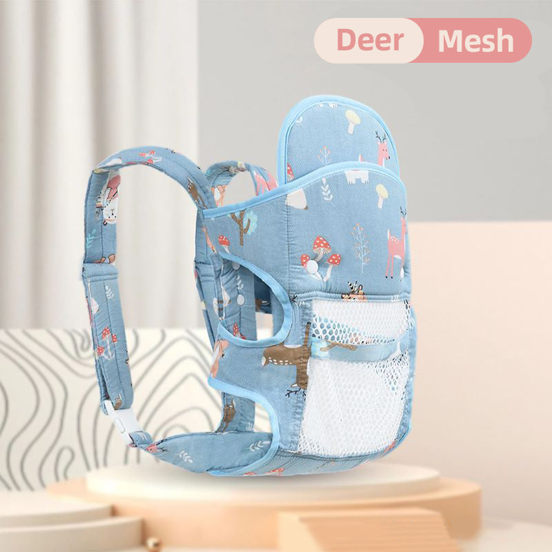 👶Wielofunkcyjne nosidełko dla dziecka mocowane na klatce piersiowej, z dwoma pasami naramiennymi