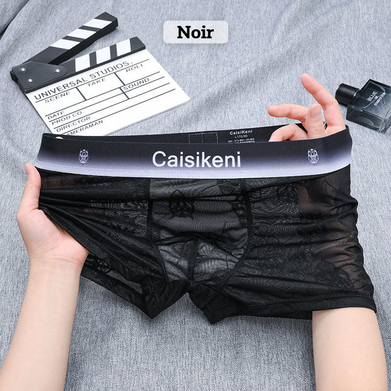 🎁Compre 1 y obtenga 2 free🎁 Calzoncillos tipo boxer refrescentes y transpirables para hombre con cintura elástica-ES