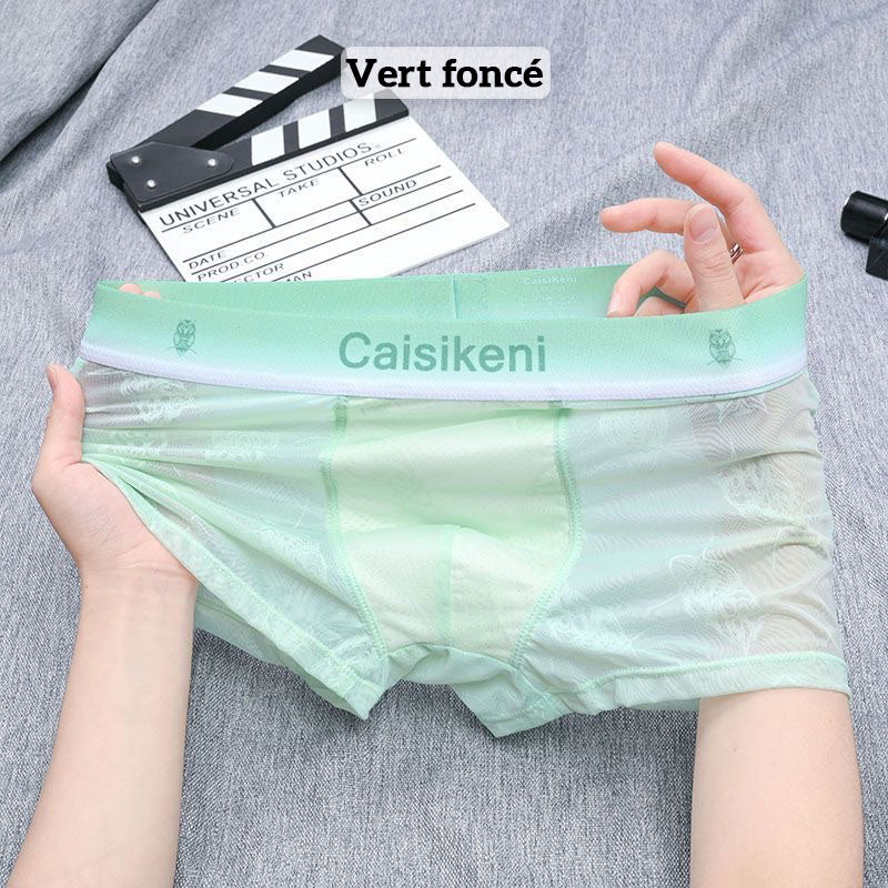 🎁Compre 1 y obtenga 2 free🎁 Calzoncillos tipo boxer refrescentes y transpirables para hombre con cintura elástica-ES